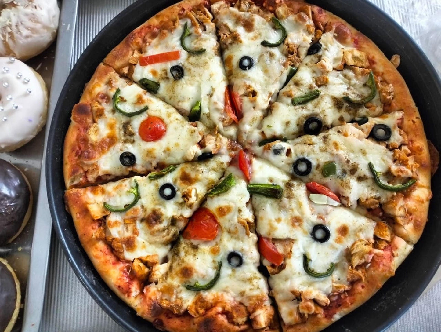 Homemade Chicken Fajita Pizza