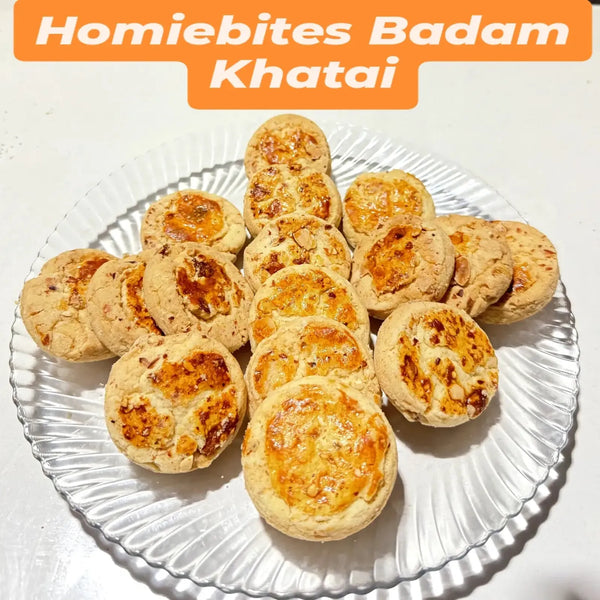 Homemade Badam Khatai